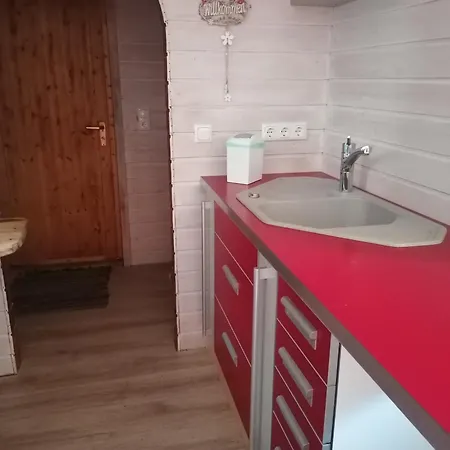 Kleines Studio im Eichenwäldchen, 1 Zimmer Küche Bad Friedrichsgrun Exterior foto